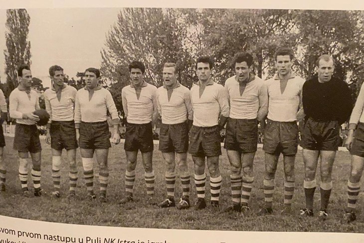NK ISTRA IZ 1961. GODINE - Ibriks, Černjul, Stojanović, Beck, Mikulandra, Stipčić, Valenčić, Premate, Malivuković, Radošević, Giljanović