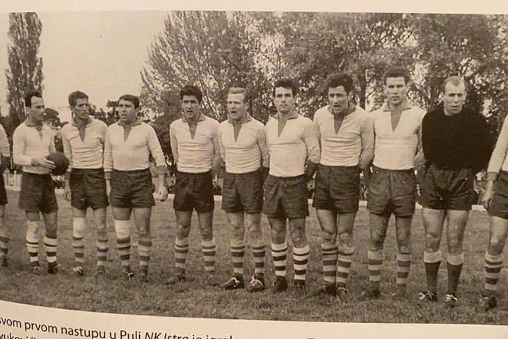 NK ISTRA IZ 1961. GODINE - Ibriks, Černjul, Stojanović, Beck, Mikulandra, Stipčić, Valenčić, Premate, Malivuković, Radošević, Giljanović