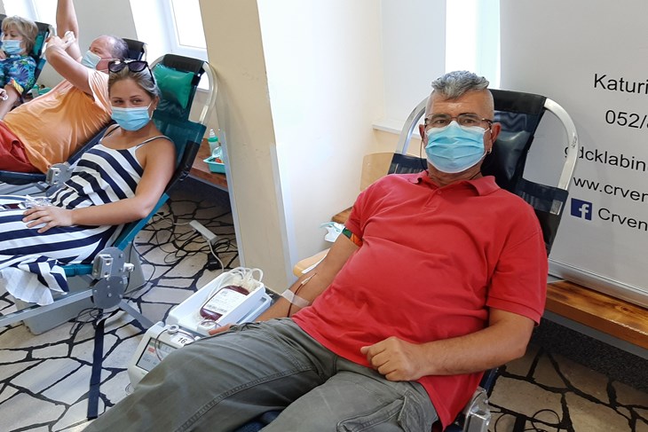 Željko Vujčić i njegova kćer Jovana, oboje darivatelji (Branko BIOČIĆ)
