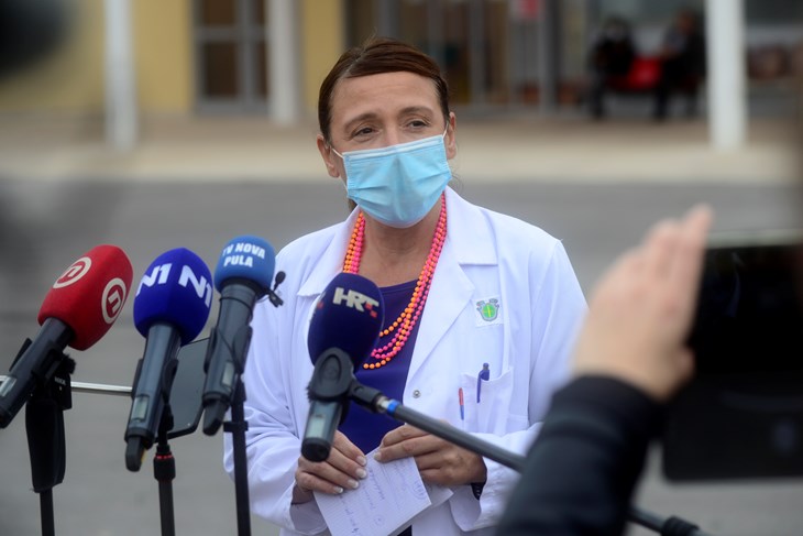 Ravnateljica pulske Opće bolnice Irena Hrstić (Snimio Dejan Štifanić)