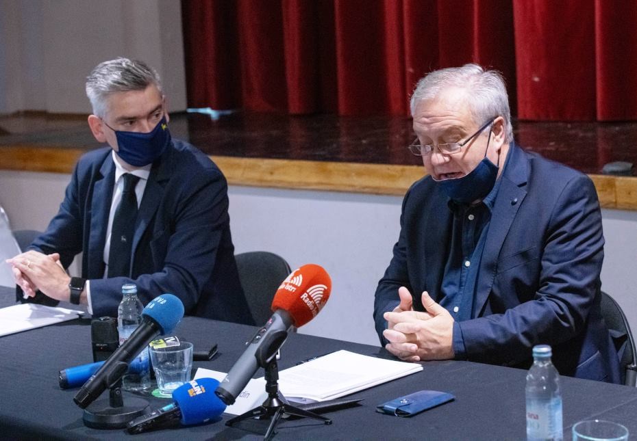 Svečano potpisivanje Sporazuma o suradnji s dvojezičnim gradovima i općinama u Istri (Foto: Istarska županija)