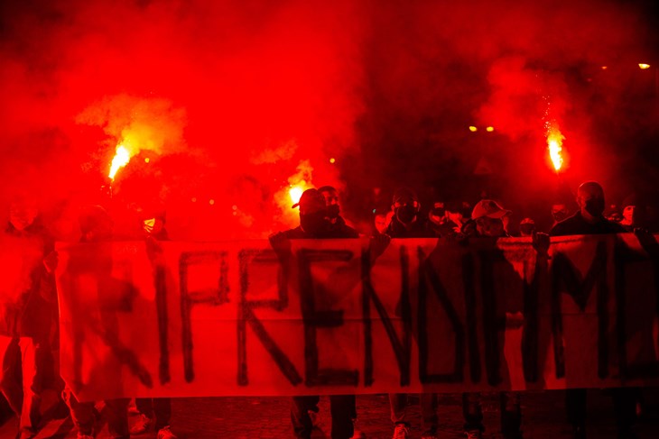 Demonstracije u Bologni (Snimio Max Cavallari / EPA)