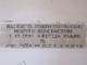 Natpis o donaciji hospiciju iz 1689. godine (Snimio Saša Nikolić)