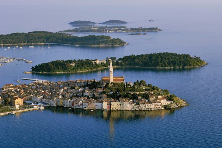 Panorama Rovinja sa otocima (Maistra)