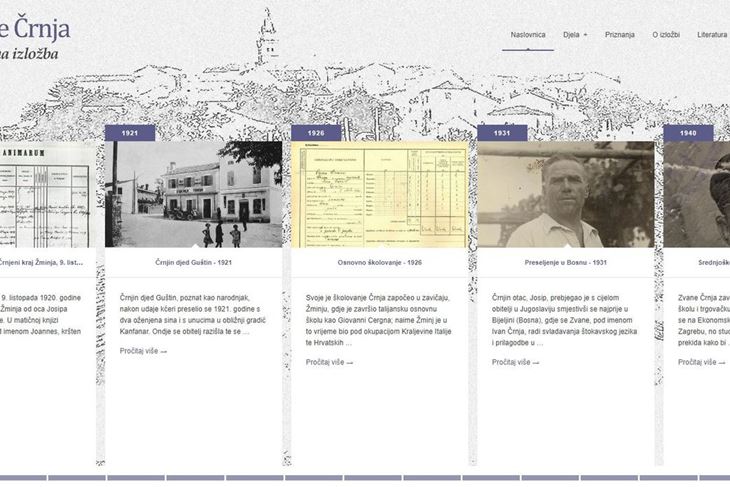 Izložba je dostupna na portalu Nacionalne i sveučilišne knjižnice (virtualna.nsk.hr/zvane-crnja)