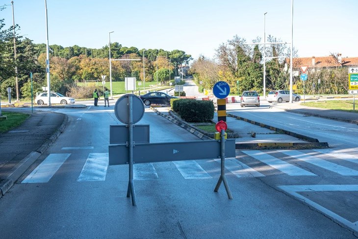 Radovi na raskrižju s Premanturskom