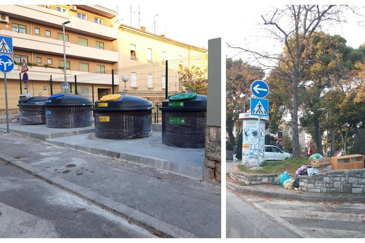 Prve podzemne posude Monte Zaro je dobio kod Pionirskog doma, a stižu i u Gajevu, Vergherijevu i Dobrilinu ulicu/Smeće je i dalje posvuda