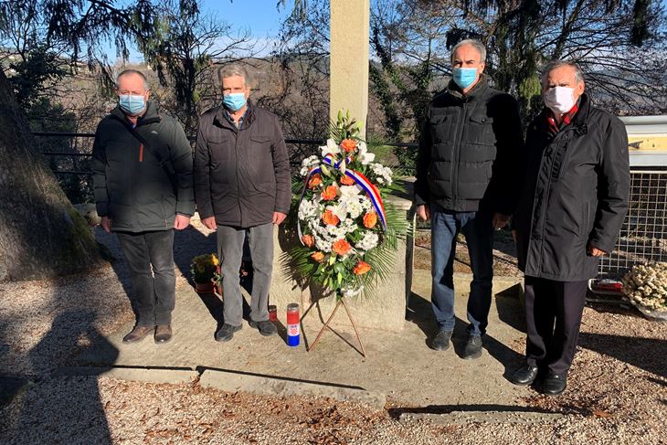 Groblje Moj mir Pazin, obljetnica 154. brigade