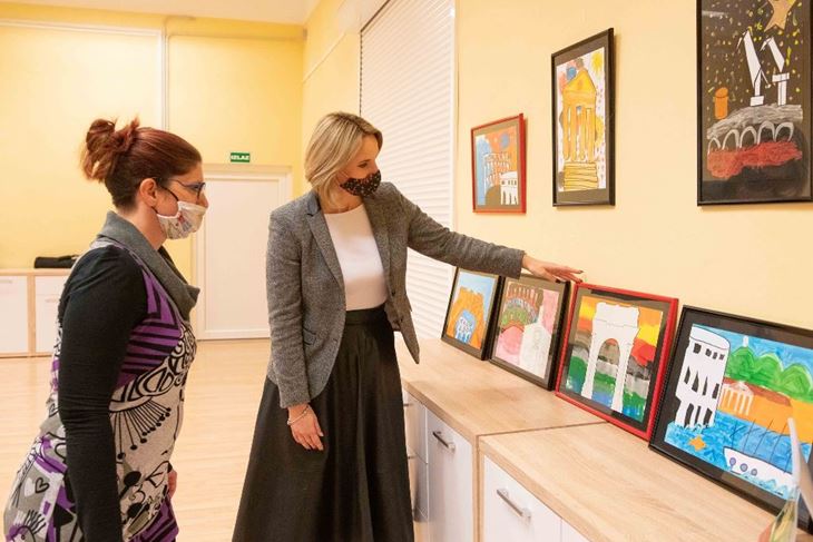 Elena Puh Belci u Centru za rehabilitaciju na Verudi