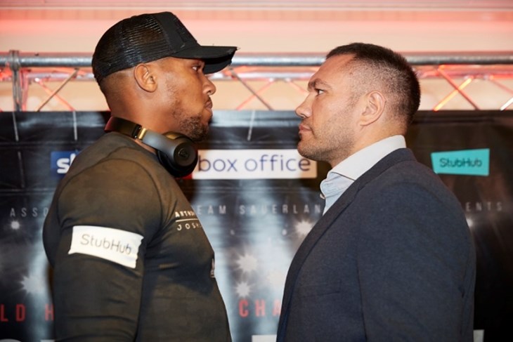 ISKRE NA SUČELJAVANJU - Anthony Joshua i Kubrat Pulev