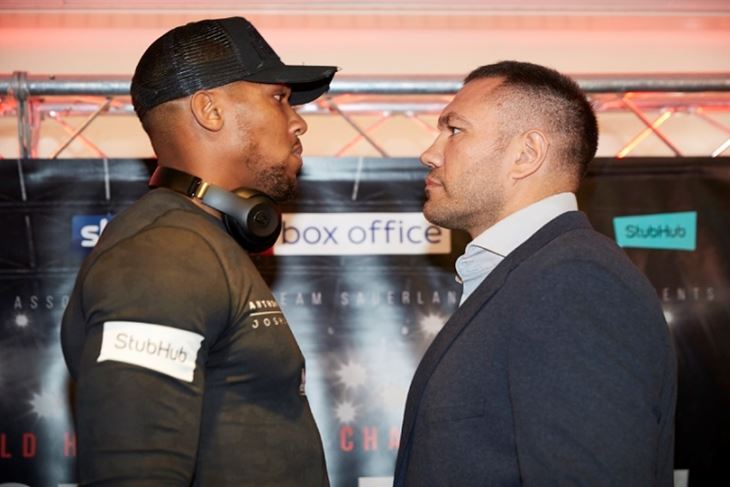 ISKRE NA SUČELJAVANJU - Anthony Joshua i Kubrat Pulev