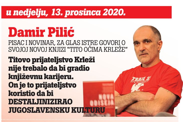 U tiskanom izdanju Glasa Istre u nedjelju, 13. prosinca 2020.