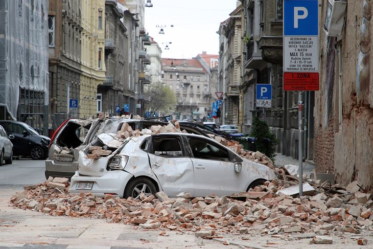 Potres u Zagrebu (Snimio Damir Senčar / Hina)