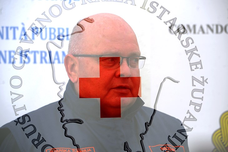 Načelnik istarskog Stožera Dino Kozlevac (Snimio Milivoj Mijošek)
