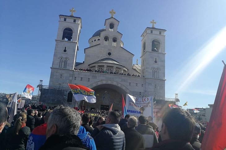 Litije u CG - u organizaciji SPC-a 