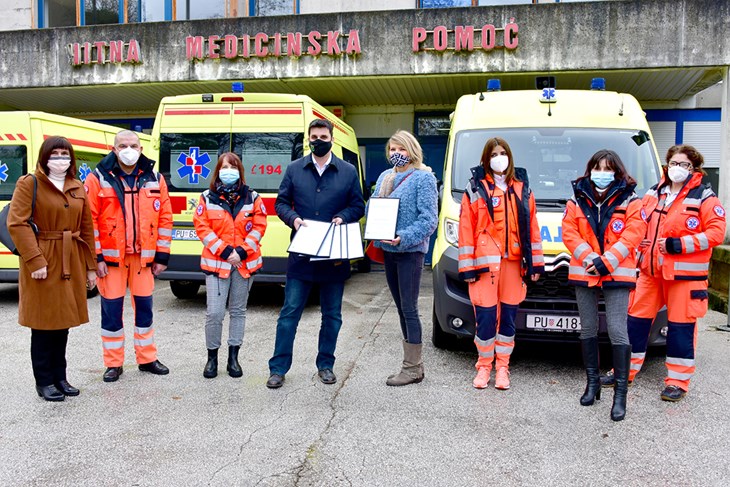 Uručena donacija labinskoj Hitnoj pomoći