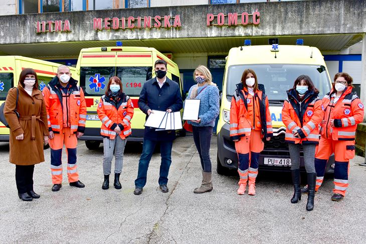 Uručena donacija labinskoj Hitnoj pomoći