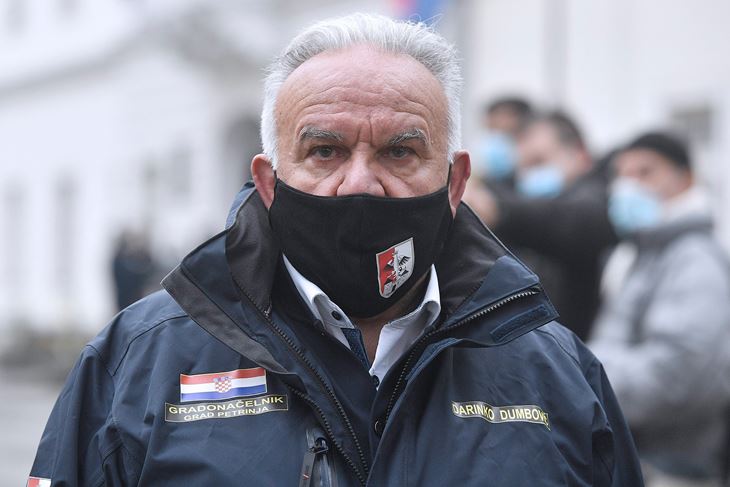 Gradonačelnik Petrinje Darinko Dumbović (Snimio Damir Krajac / Cropix)
