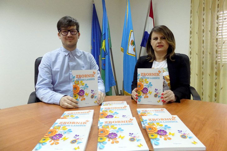 Matija Nežić i Roberta Medica predstavili su zbornik (Snimila G. ČALIĆ ŠVERKO)