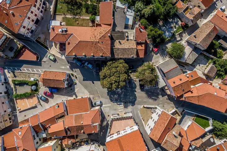 Medulinska placa iz zraka