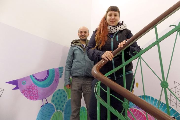 Kristijan Jerković i Sara Gortan - kreativan dvojac (Snimila Gordana Čalić Šverko)