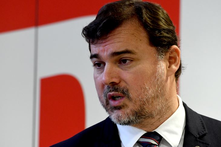 Danijel Ferić na današnjoj pressici (snimio M. MIJOŠEK)