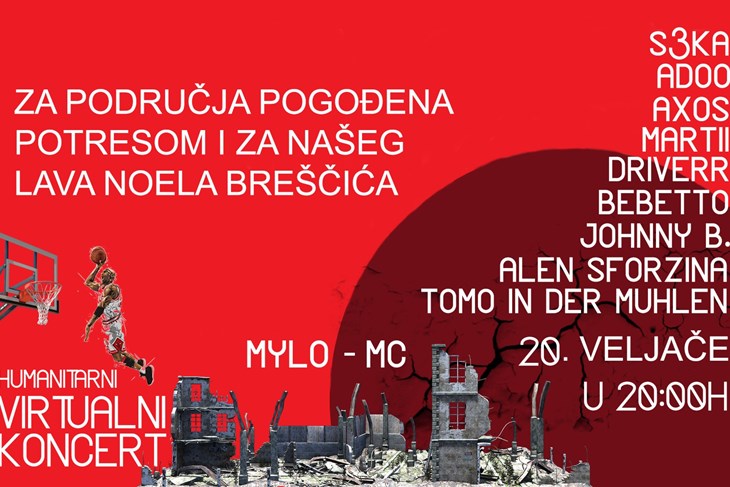 Plakat humanitarnog koncerta