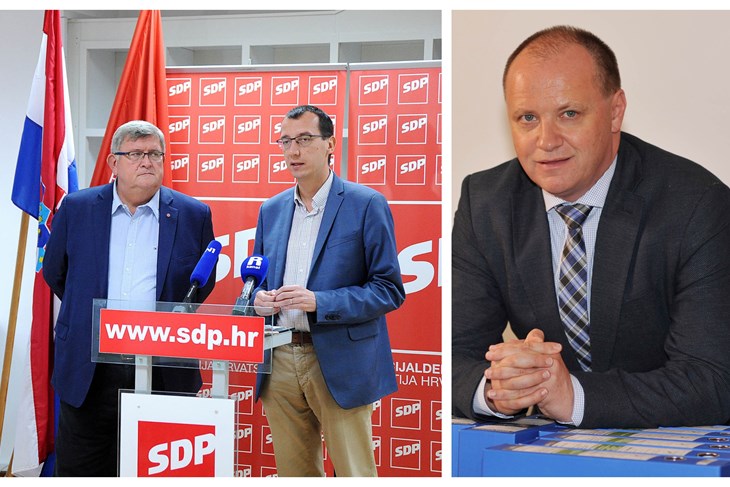 SDP-ovci Vojko Obersnel i Marko Filipović/Davor Štimac (Snimili Sergej Drechsler i Damir Škomrlj/Novi list)