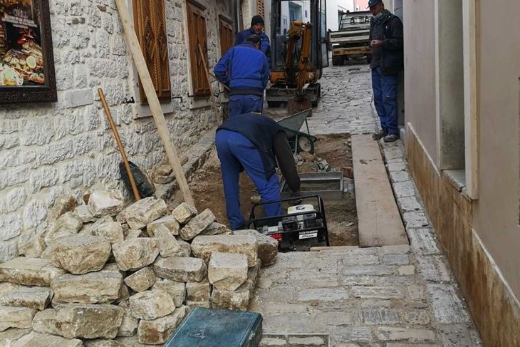 Radovi u Ulici Andrea Milossa