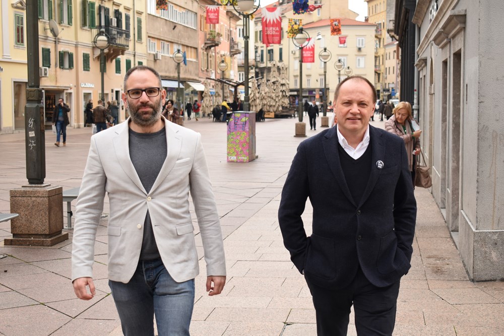 Naš urednik Ivor Balen i Davor Štimac