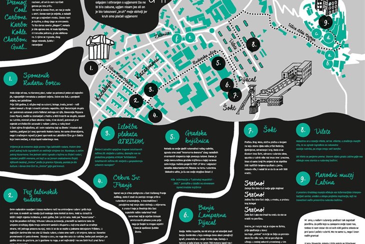 ISTRA - Storytelling mapa rudarska basxtina Grad Labin