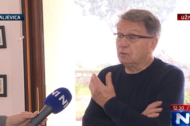 Miroslav Ćiro Blažević (video screen shot N1)