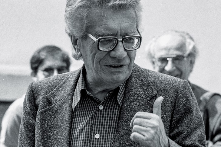 Zvane Črnja, sredinom 1980-ih (Snimio: Mate Ćurić)