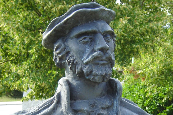 Stjepan Konzul Istranin (poprsje u Buzetu, autor Alojz Čargonja) (Snimio: A. Ilić)