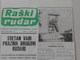 Naslovnica "Raškog rudara" u kojem je 1973. objavljena prva Suzanina pjesma o rudarima