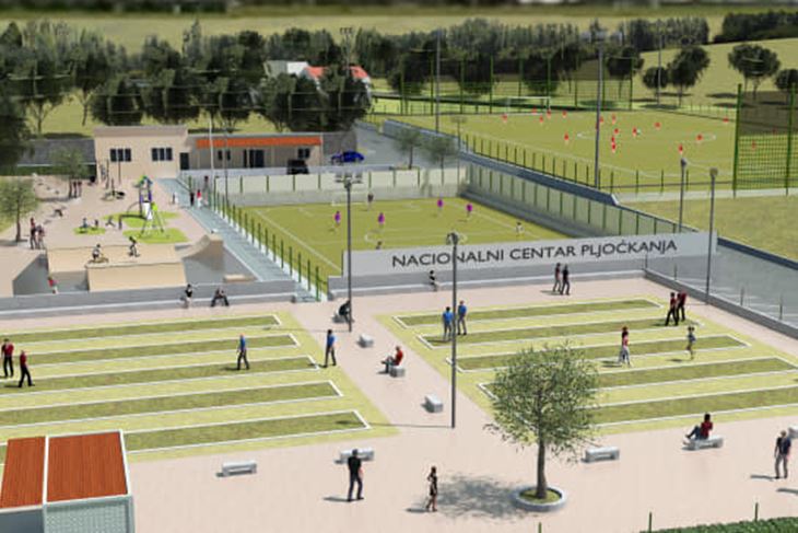 Simulacija budućeg Nacionalniog centra pljočkanja i Sportskog centra