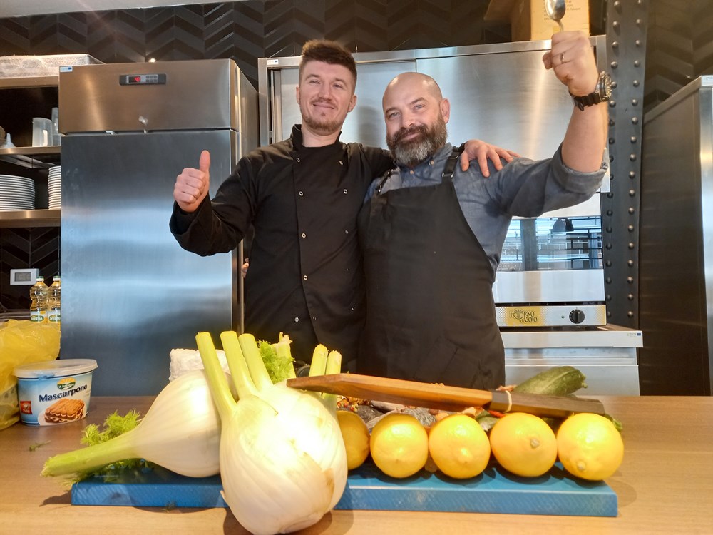  Pizzaiolo Emin Mrkaljević i  kuhar Damjan Bistričić aka The Outlaw Chef (Snimila Tea Tidić)