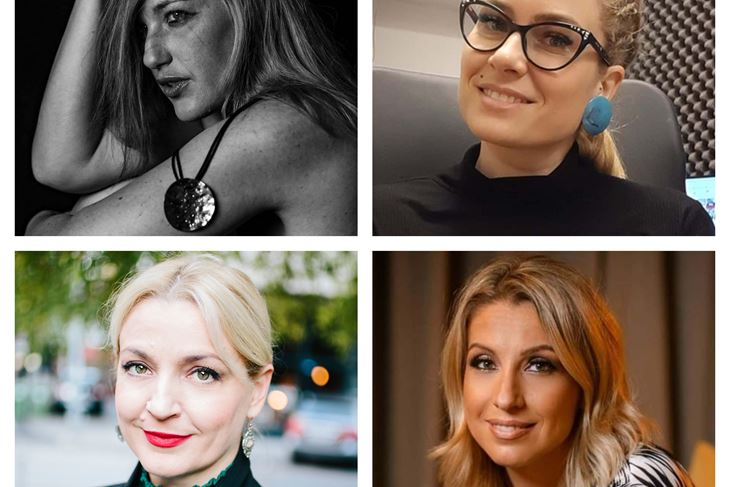 Selma Ibrišagić, Nina Žufić, Paola Orlić i Erika Drviš