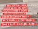 Poruke Radničke fronte na stubama Augustovog hrama (Snimio Duško Marušić Čiči)