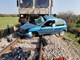 Sudar vlaka i automobila na pružnom prijelazu kod Vodnjana