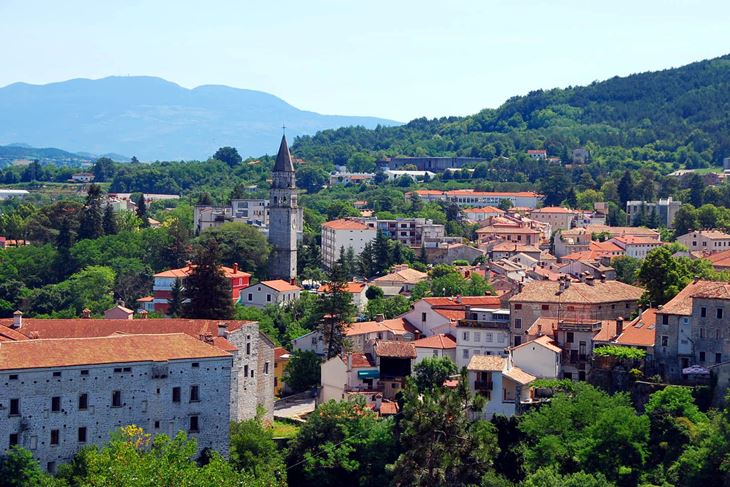 Pazin panorama, ilustracija