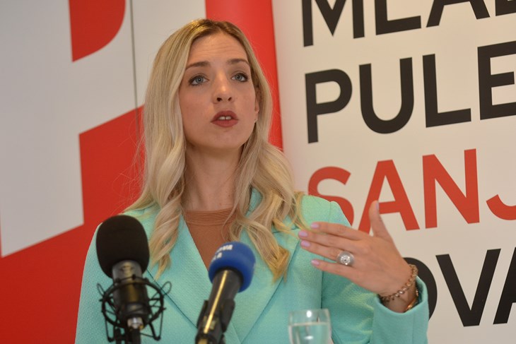 Sanja Radolović na današnjoj pressici (snimio D. MEMEDOVIĆ)