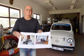 Silvano Vivoda - 3 u 1, vozač, automehaničar i restaurator (Snimila Gordana Čalić Šverko)