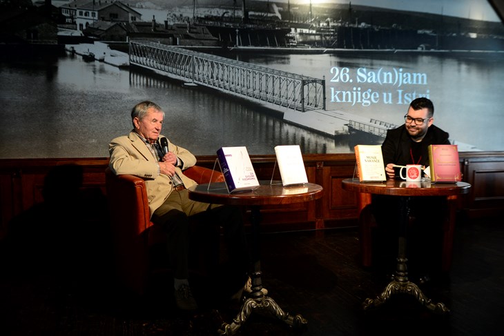 Aljoša Pužar i Petar Gudelj na Doručku s autorom (Snimio: Dejan Štifanić)