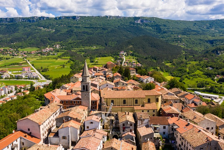 BUZET, panorama, dron