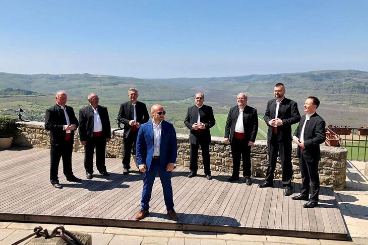 Valerio i klapa Motovun (Foto Luka Brgić)