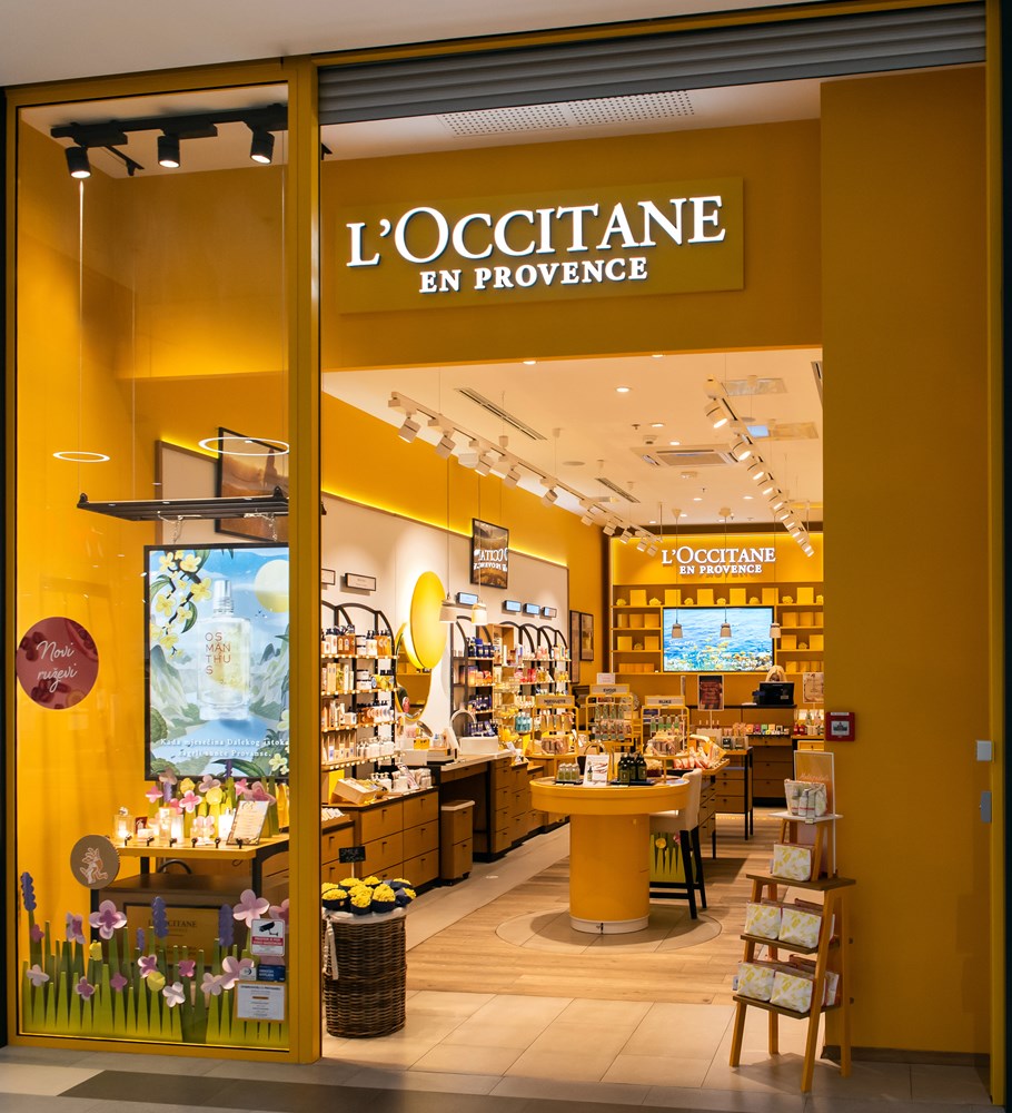 L'Occitane trgovina u trgovačkom centru Max City Pula