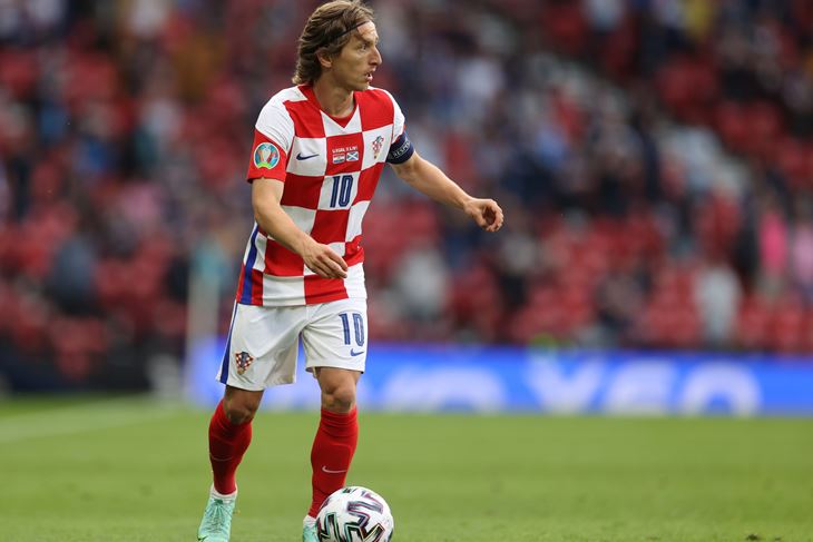 Modrić na utakmici protiv Škotske (EPA)