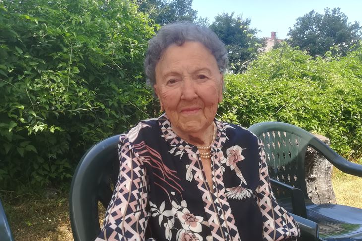 Vera Tomadin proslavila sto godina, Stari Pazin (Snimio A. Dagostin)