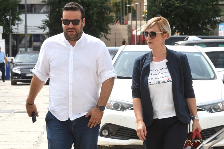 Filip Zoričić i savjetnica za informiranje Jovana Prusac Fabris (snimio M. MIJOŠEK) 